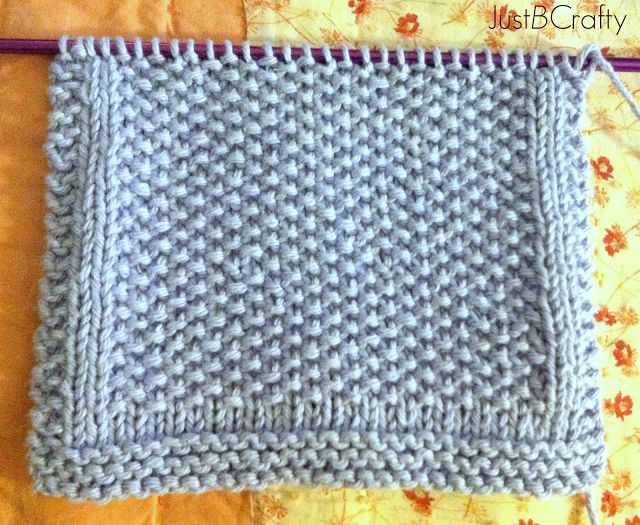 Seed Stitch Dishcloth Pattern