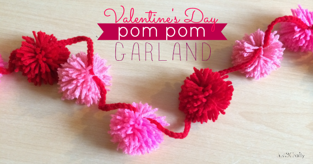 Valentine’s Day Pom Pom Garland