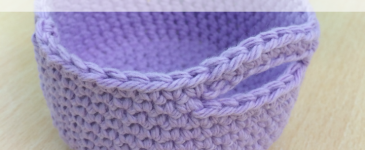 crochet mini basket pattern