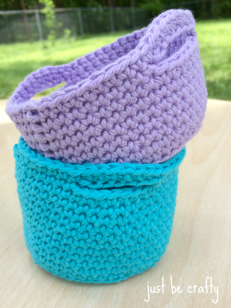Crochet Mini Basket Pattern