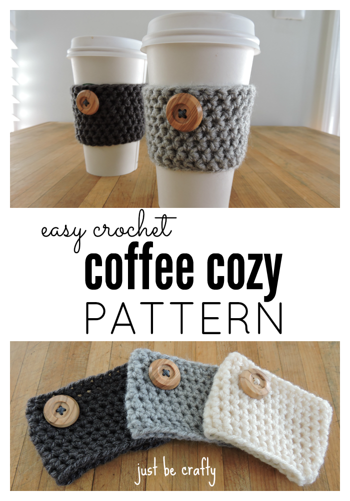 Crochet Coffee Cozy Pattern