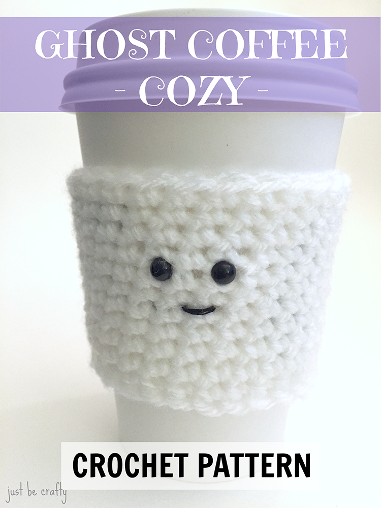 Ghost Coffee Cozy Pattern