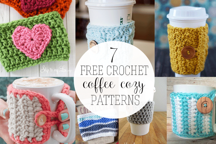 7 Free Crochet Coffee Cozy Patterns You Need To Try!