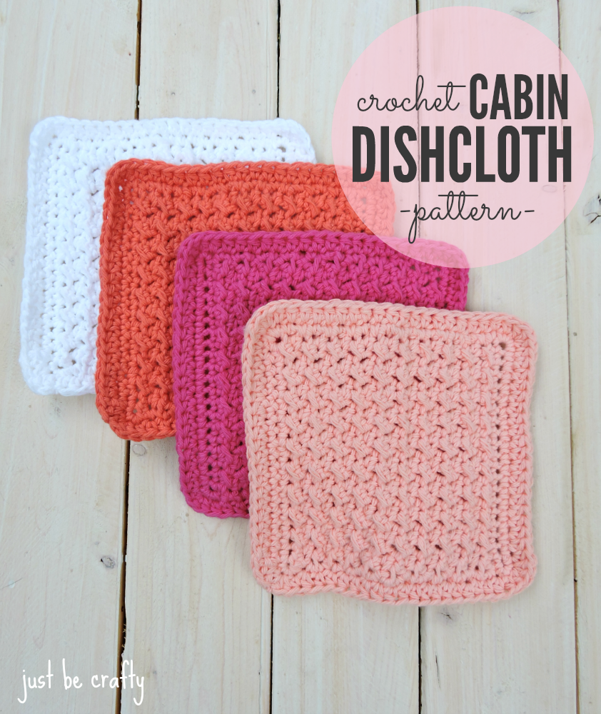 4 Free Crochet Dishcloth Patterns - One Dog Woof