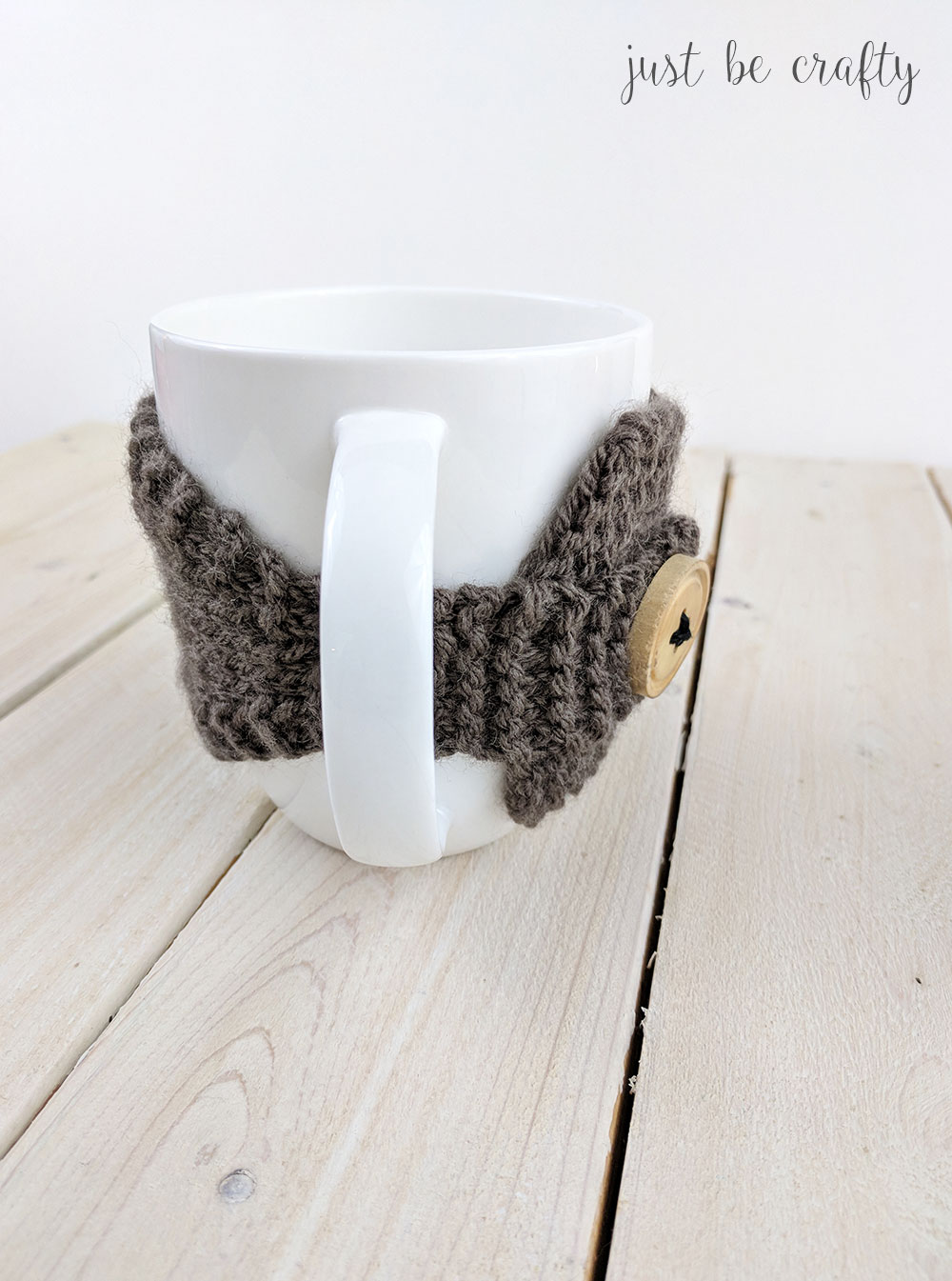 Knitted Coffee Mug Cozy Pattern