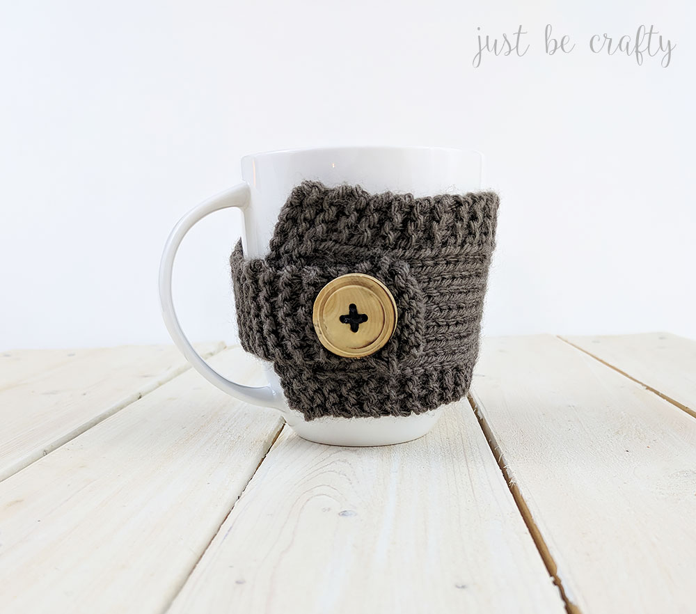 Knitted Coffee Mug Cozy Pattern