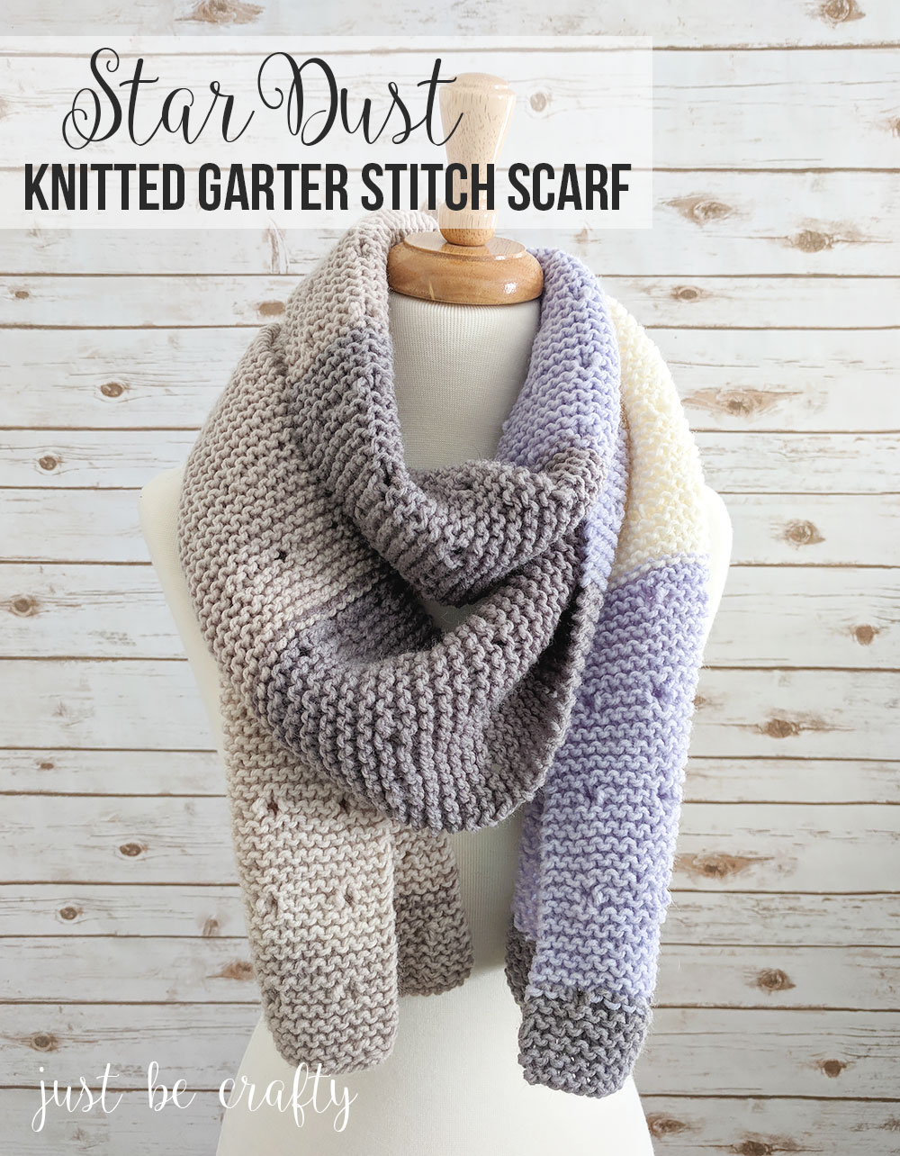 Star-Dust-Garter-Stitch-Scarf-Pattern