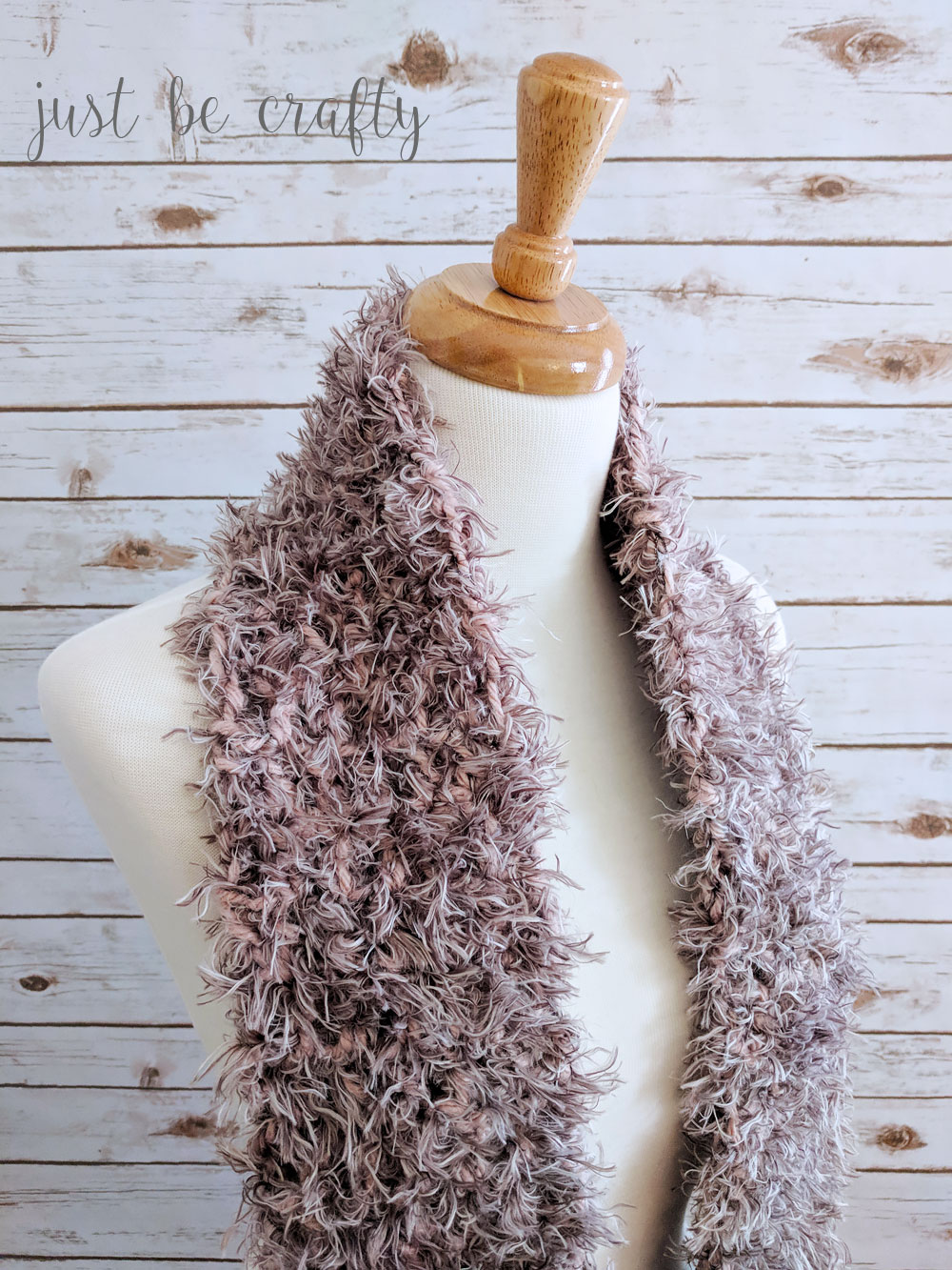 Romantic Neutral Scarf Pattern - Free Crochet Pattern by Just Be Crafty