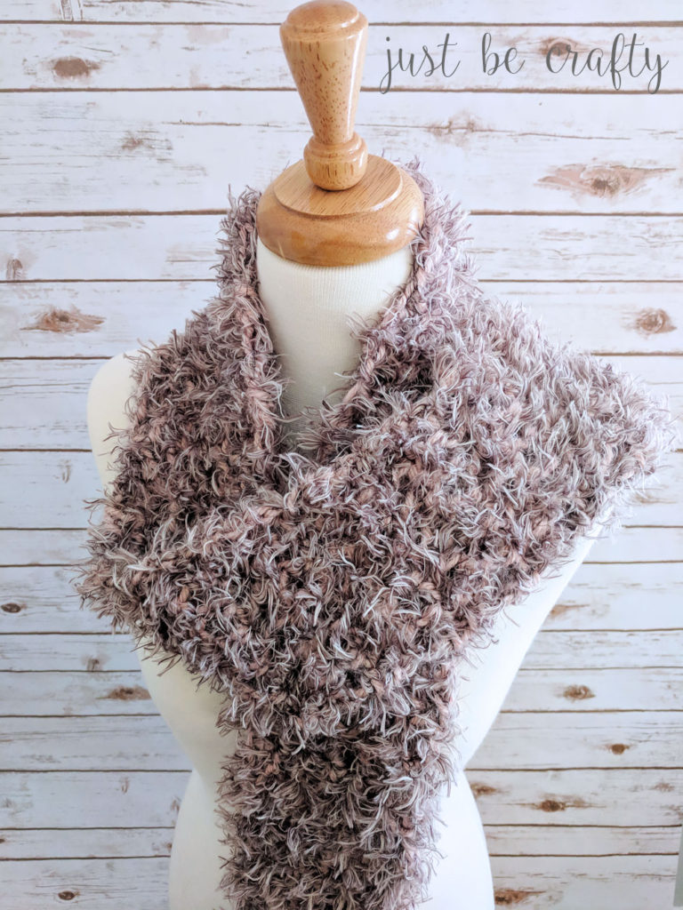Romantic Neutral Scarf Pattern - Free Pattern by Just Be Crafty