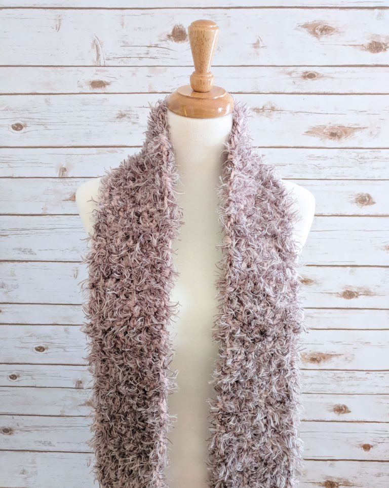 Romantic Neutral Scarf Pattern - Free Crochet Pattern by Just Be Crafty