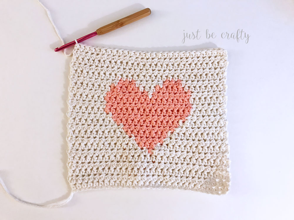 Lovebird Crochet Washcloth Pattern