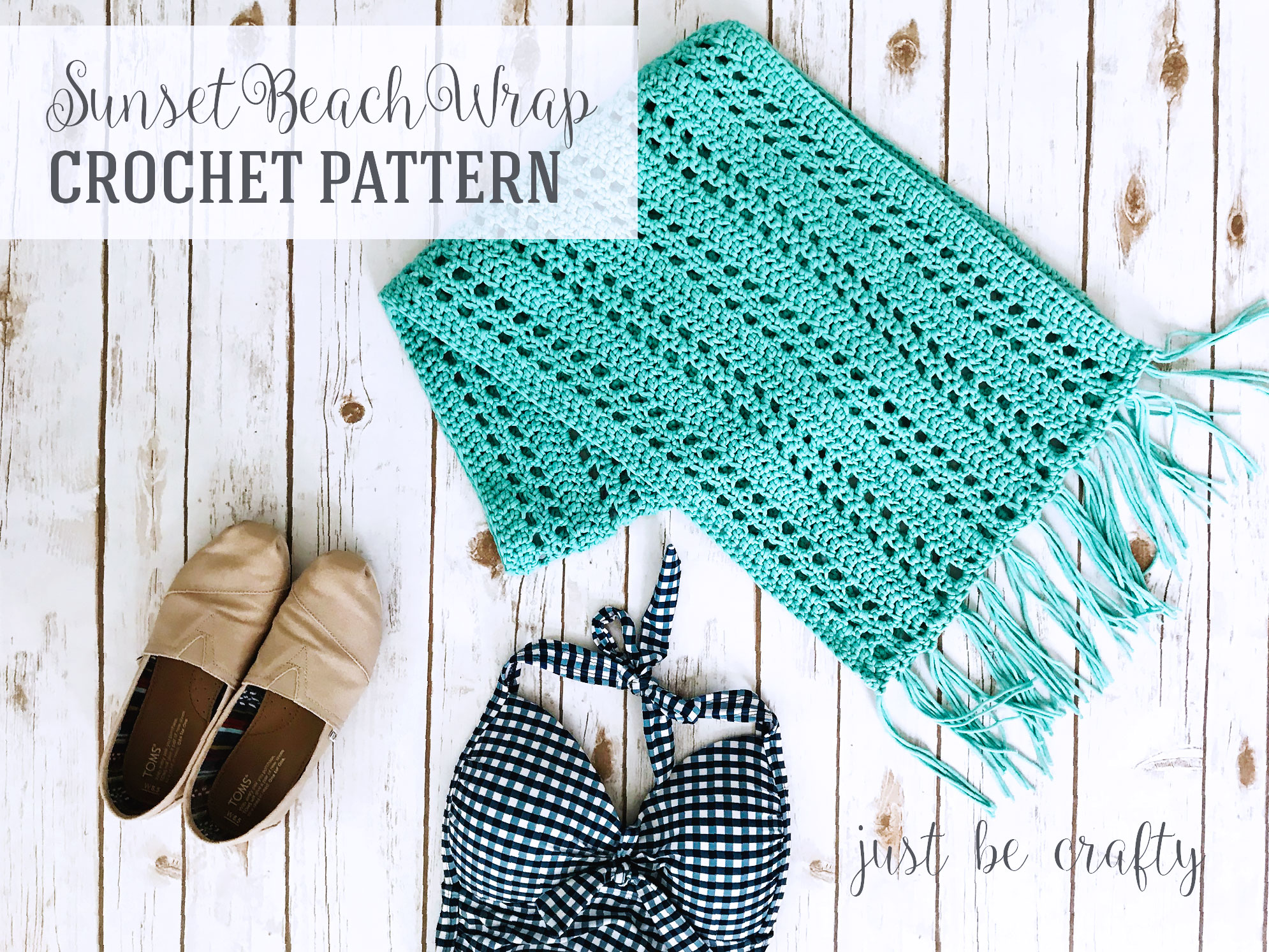 Sunset Beach Wrap | Free Crochet Pattern