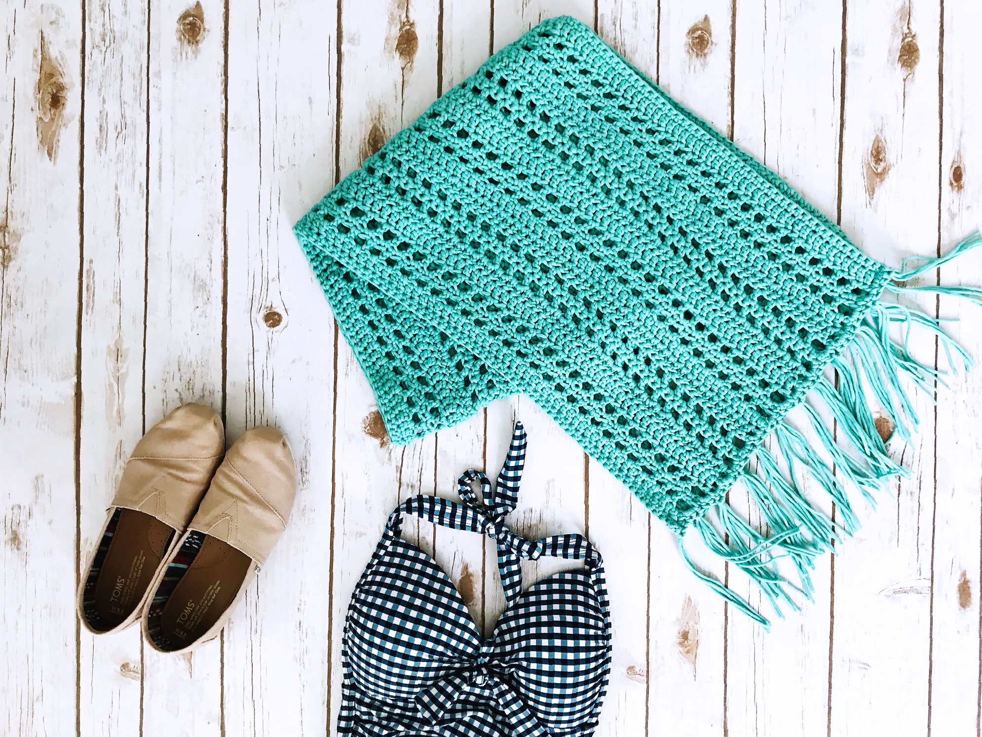 Sunset Beach Wrap | Free Crochet Pattern