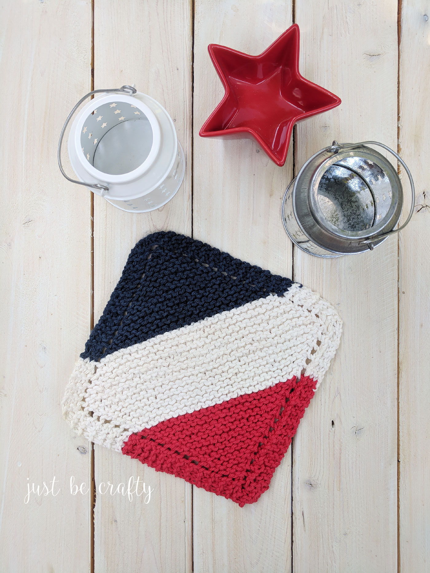 Classic Knitted Dishcloth Pattern