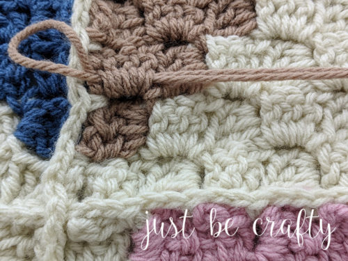 Crochet Afghan Quilt: C2C Square Tutorial