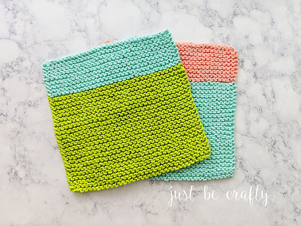 Beach House Knitted Dishcloth Pattern