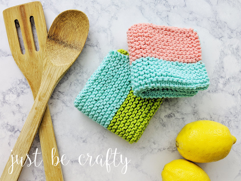 Beach House Knitted Dishcloth Pattern