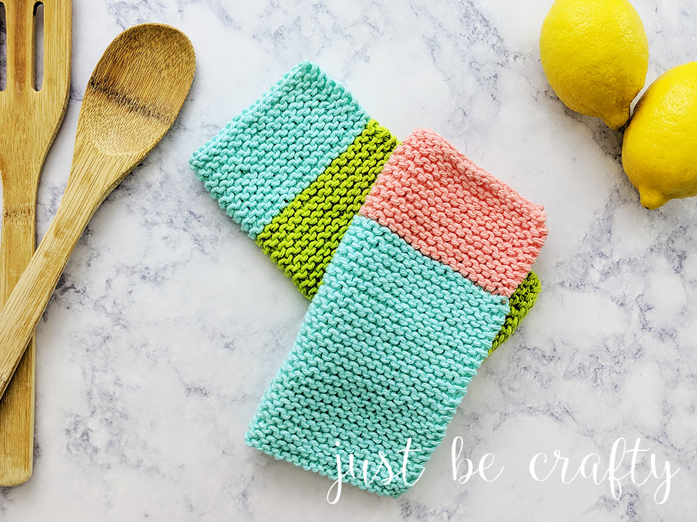 Beach House Knitted Dishcloth Pattern