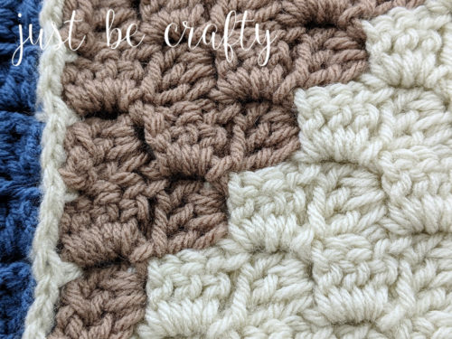 Crochet Afghan Quilt: C2C Square Tutorial