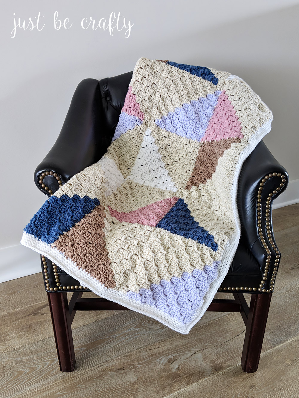 Crochet Afghan Quilt: C2C Square Tutorial