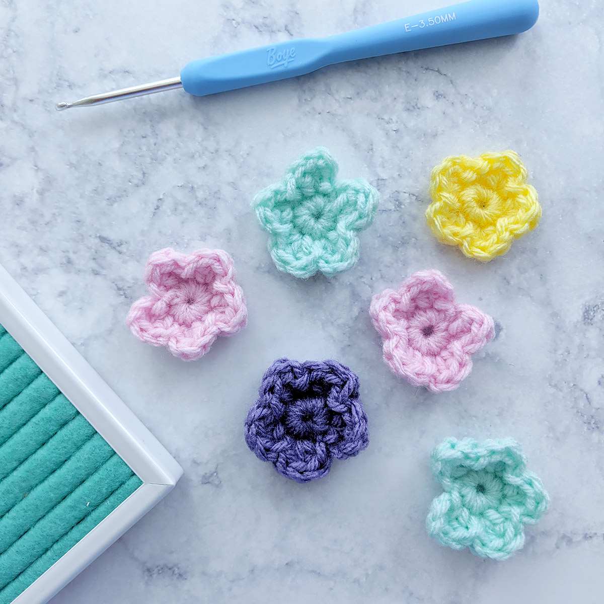 Crochet Wild Flower Pattern