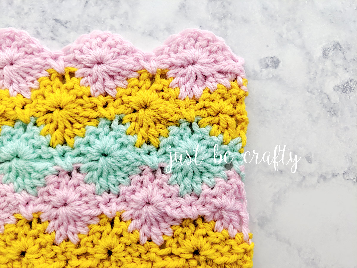 How to crochet the Harlequin Stitch - Video Tutorial