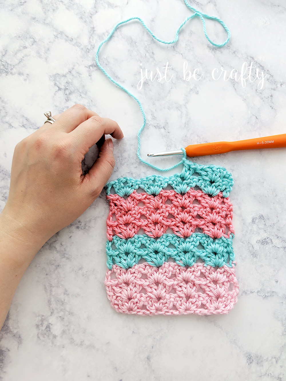Crochet Iris Stitch Tutorial