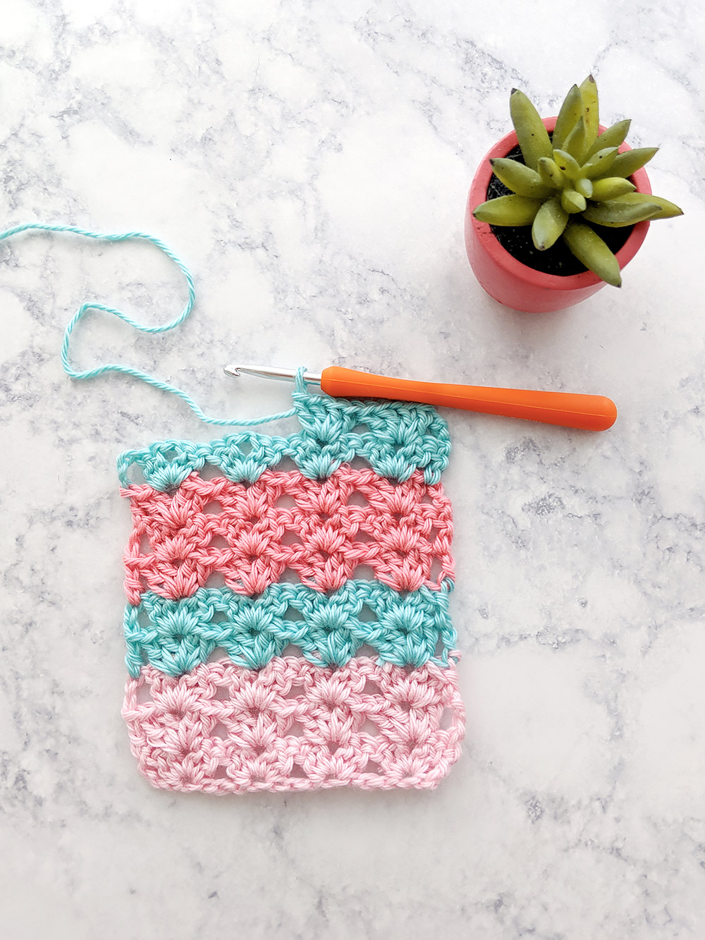 How To Crochet the Iris Stitch - Just Be Crafty