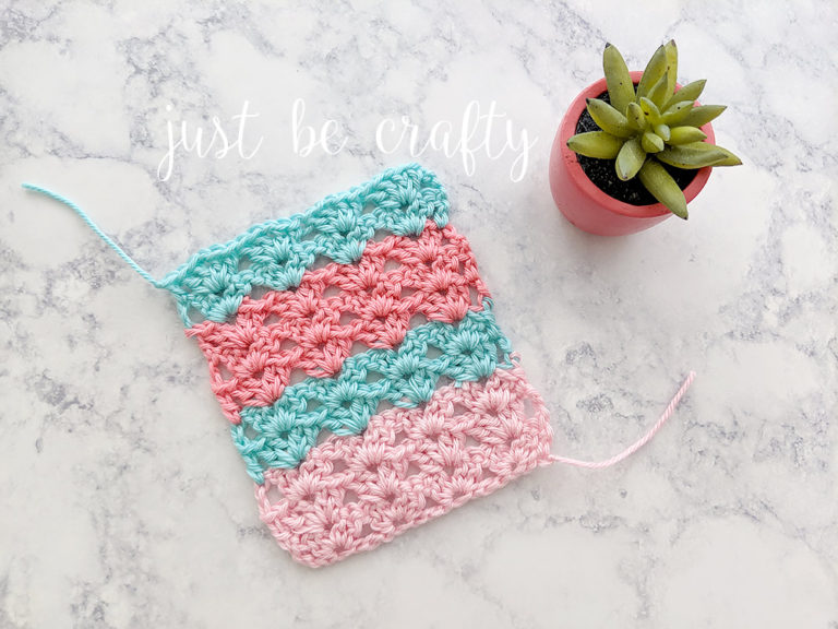 How To Crochet the Iris Stitch - Just Be Crafty