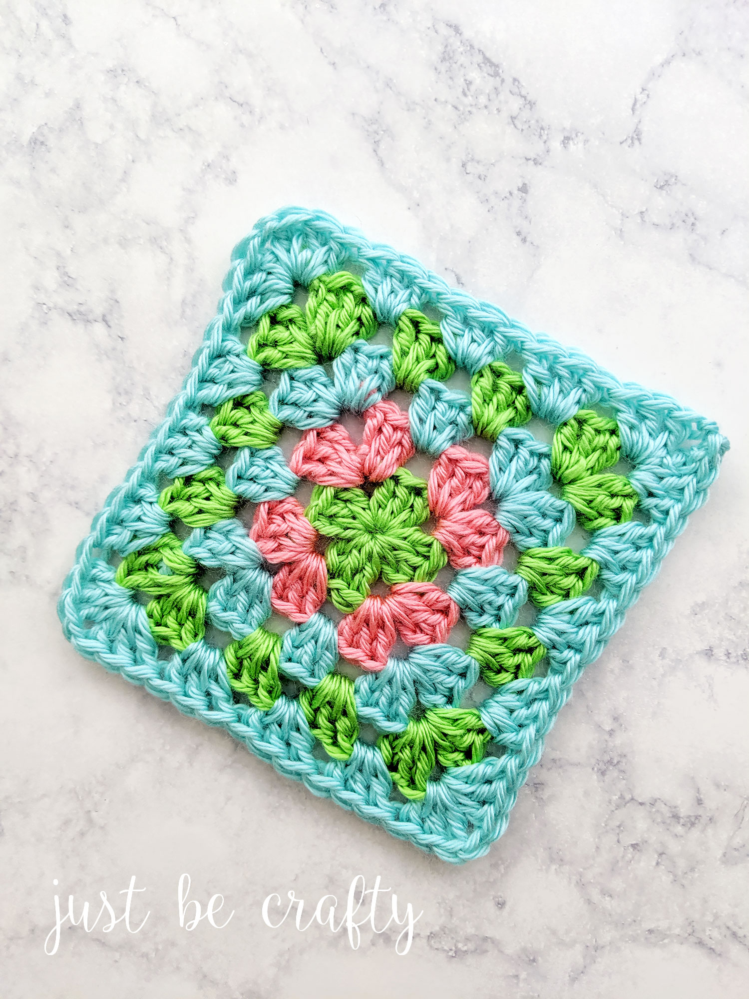 Granny Square Tutorial | Crochet Tutorial by Just Be Crafty
