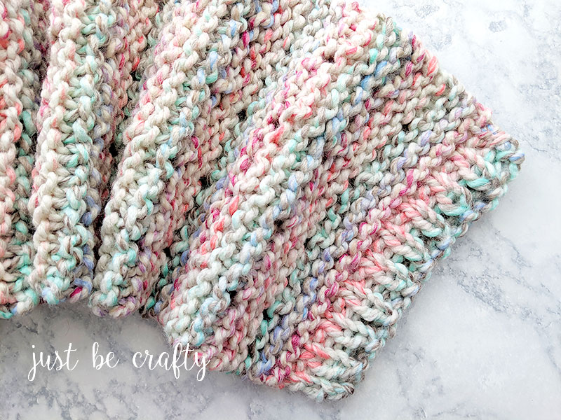 Cotton Candy Crochet Scarf Pattern | Free crochet pattern by Just Be Crafty