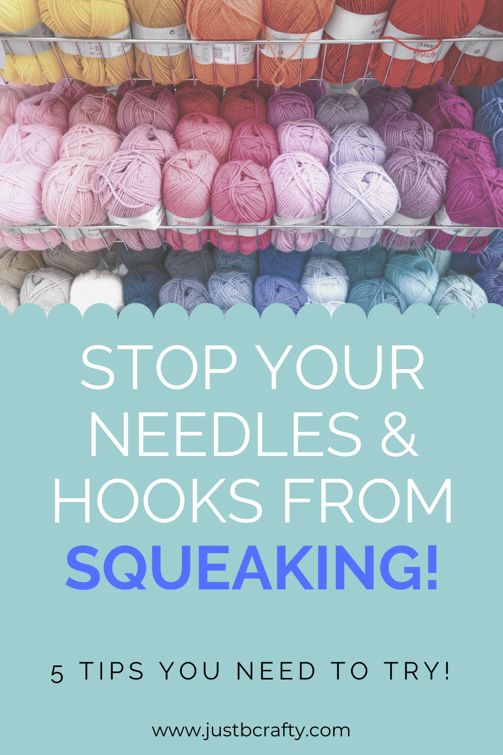 stop your needles and hooks from squeaking