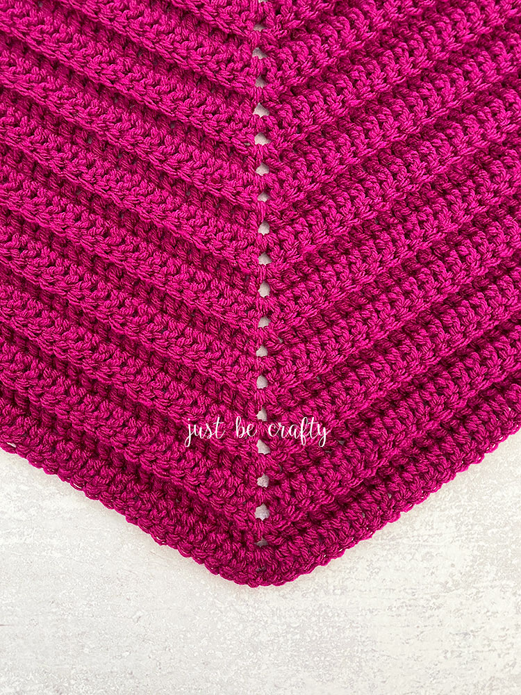 boysenberry triangle shawl pattern