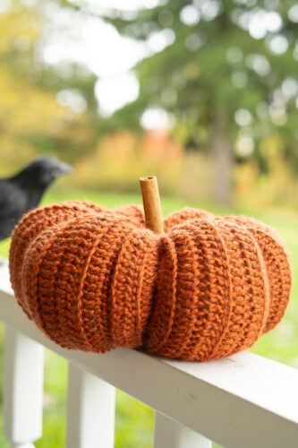 Crochet Pumpkin Pattern (Free & Made From a Rectangle!)